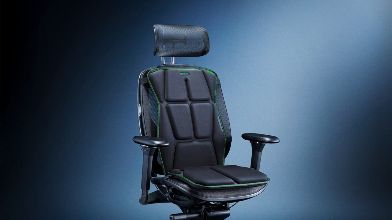 کوسن Razer Freyja با فناوری هپتیک مخصوص صندلیهای گیمینگ