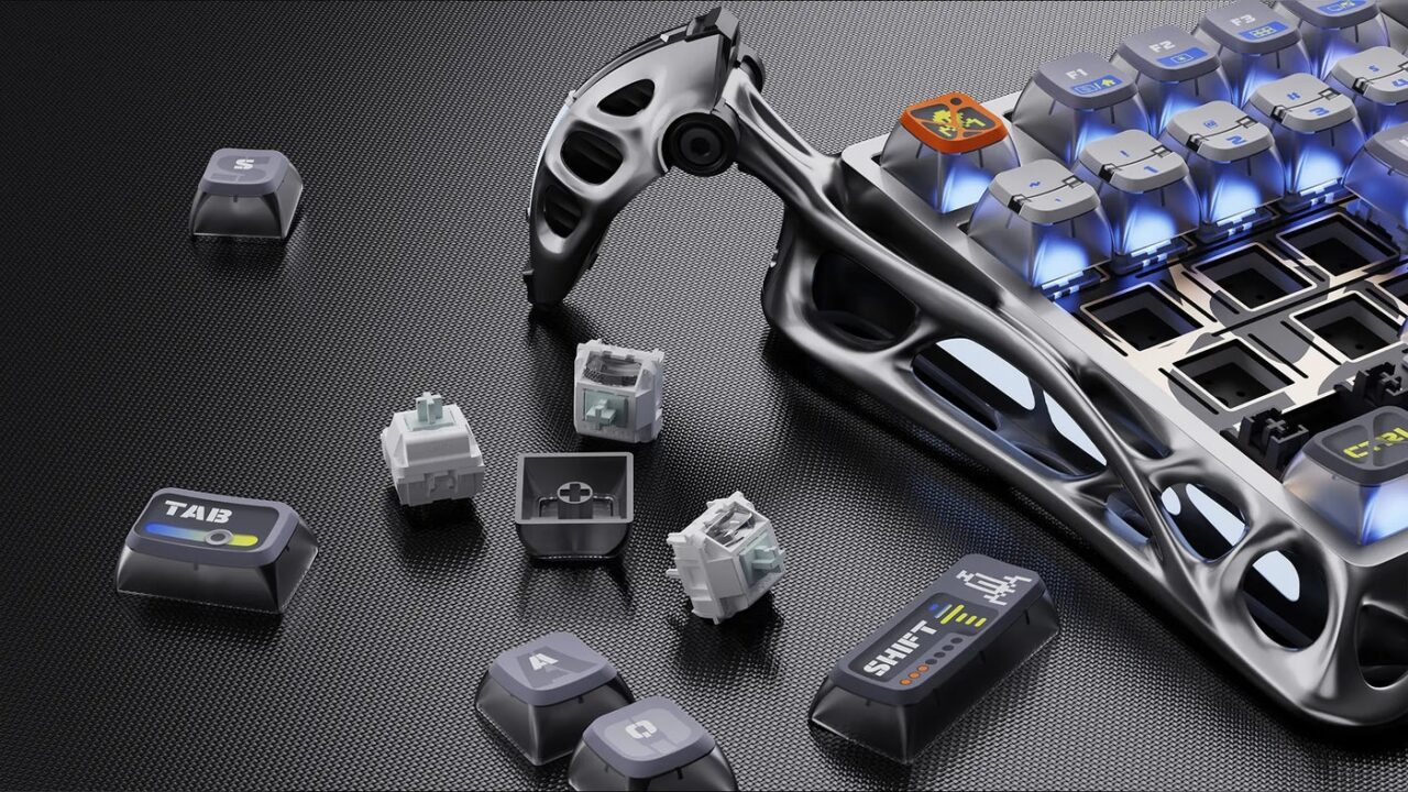 خرید کیبورد مکانیکی گراواستار Mercury K1 Pro برای گیمرها