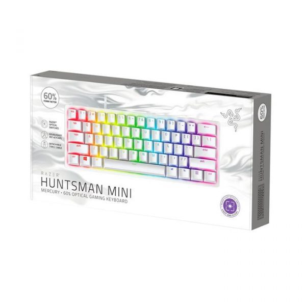 کیبورد ریزر مدل Huntsman mini mercury