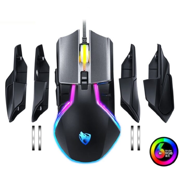 Thunder Wolf V11 Wired gaming mouse (1)-min