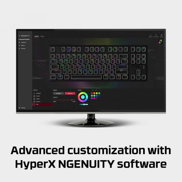 کیبورد گیمینگ مکانیکی هایپر ایکس مدل Alloy Origins Core