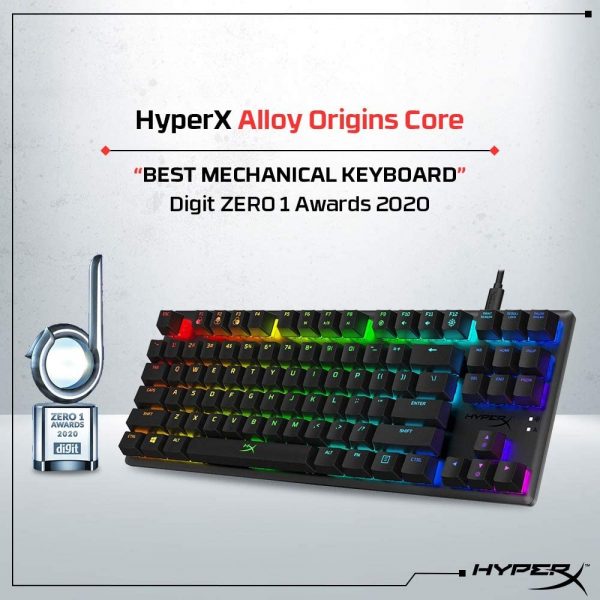 کیبورد گیمینگ مکانیکی هایپر ایکس مدل Alloy Origins Core