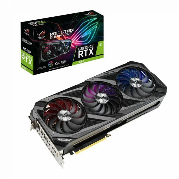 کارت گرافیک ایسوس مدل ROG STRIX RTX 3080 O10G GAMING