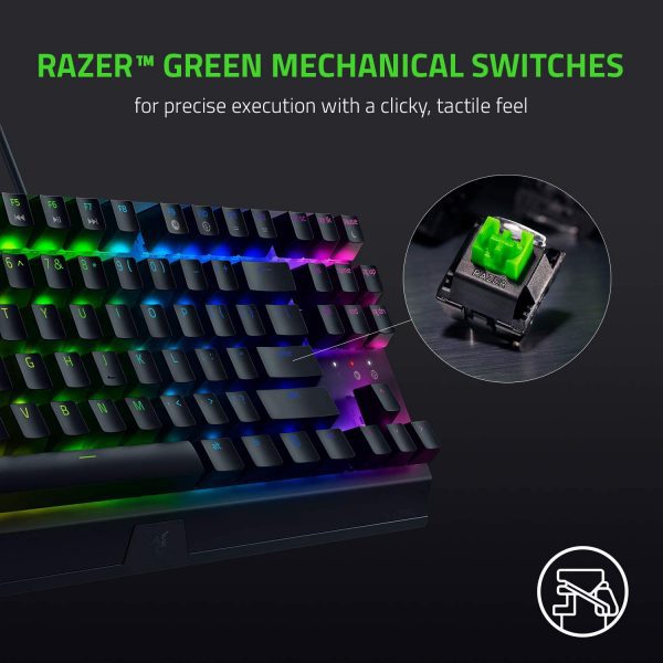 کیبورد گیمینگ ریزر مدل Blackwidow V3 TKL