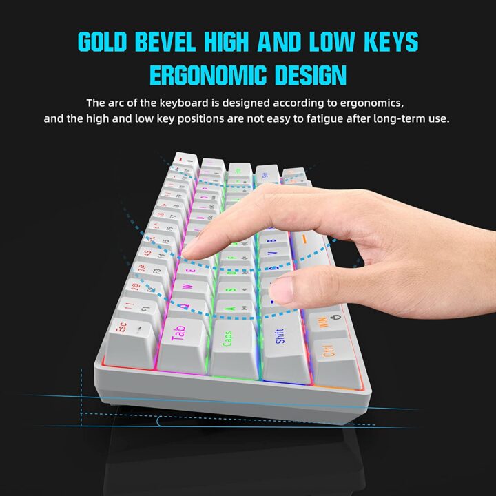 Zienstar V900 white Mechanical Gaming Keyboard (3)-min (1)