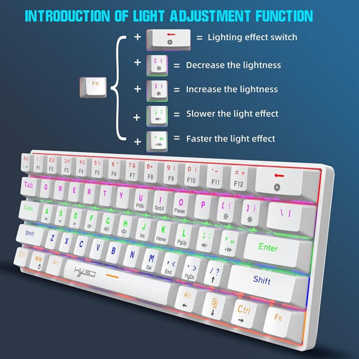Zienstar V900 white Mechanical Gaming Keyboard (5)-min (1)