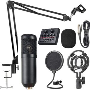 میکروفون استودیویی BM800 همراه کارت صدای V8