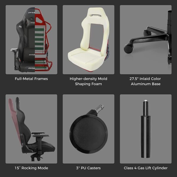 صندلی گیمینگ DXRacer مدل Gladiator Series OH/D8200/N