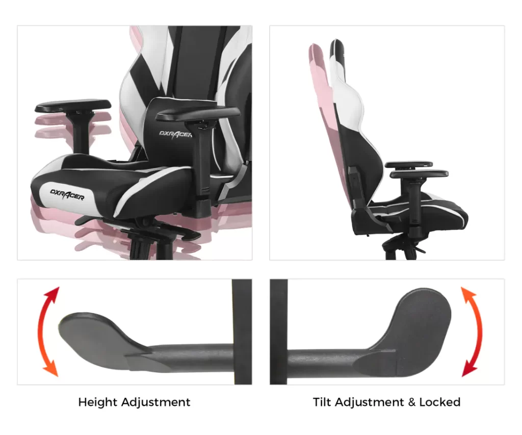 صندلی گیمینگ DXRacer مدل Gladitor Seires OH/D8200/NW