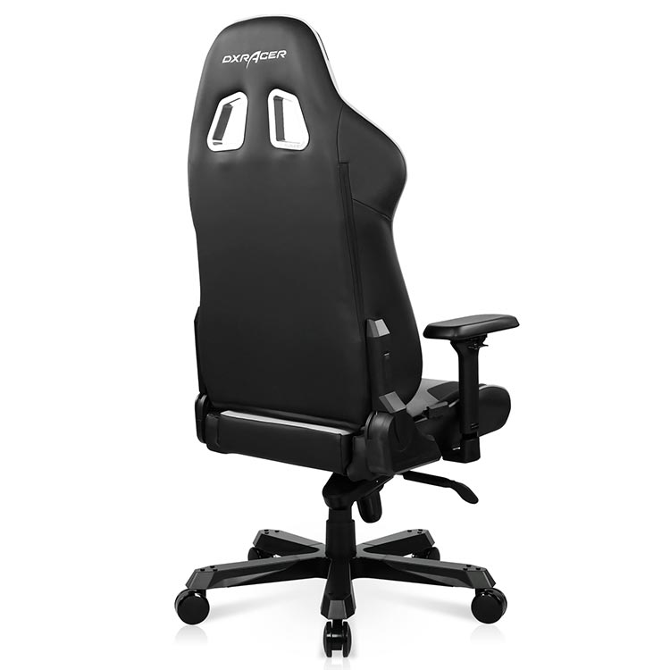 DXRacer King Series Modular Gaming Chair Extra Wide Seat Large Backrest D4000- Black & White (4)-min (1)
