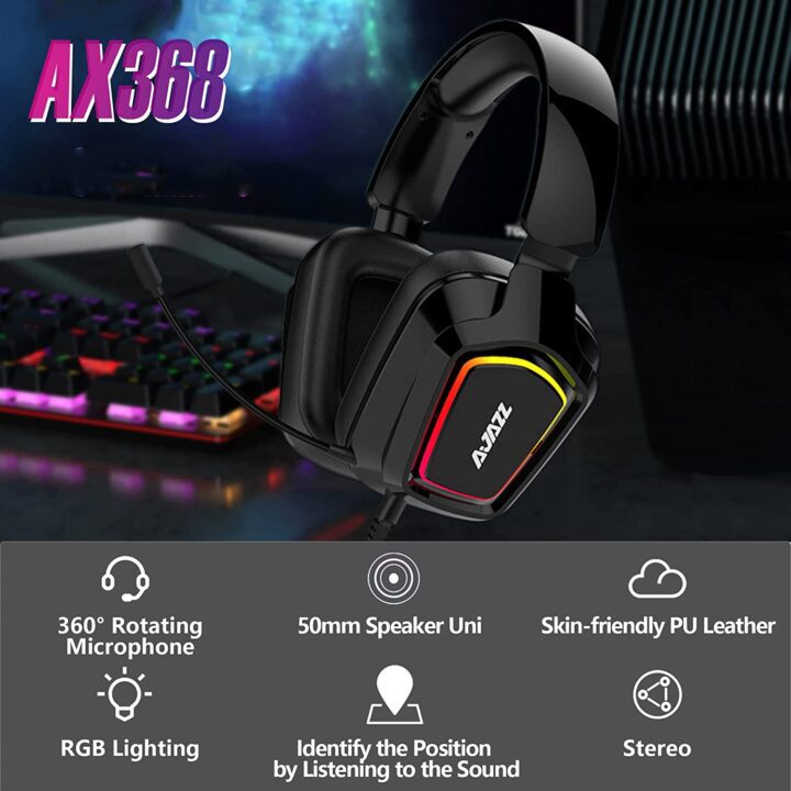 AJAZZ AX368 Gaming Headset (1)