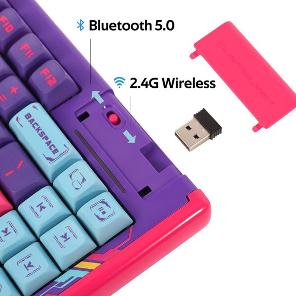 کیبورد گیمینگ DUSTSILVER مدل Cyberpunk PRO