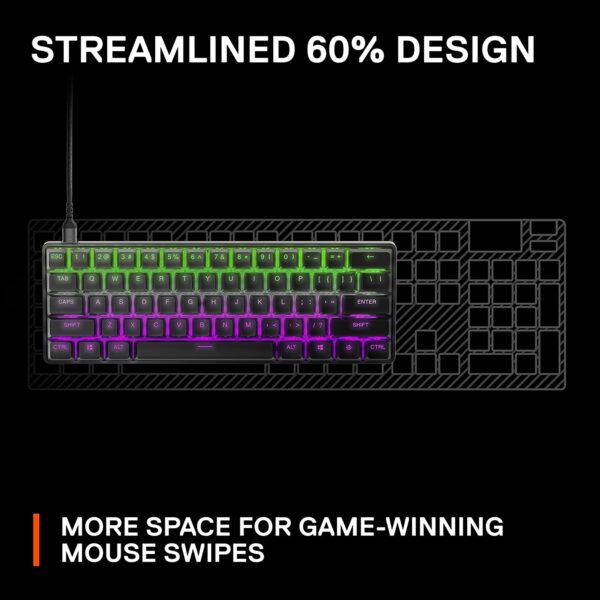 کیبورد گیمینگ SteelSeries مدل Apex Pro Mini