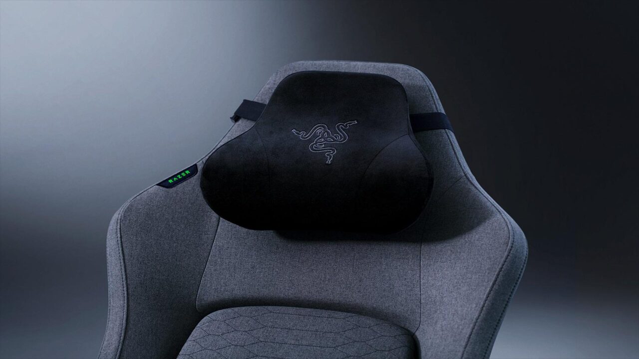 صندلی گیمینگ ریزر مدل Iskur V2 Fabric سایز XL با پشتیبانی کمری 6D و طراحی ارگونومیک